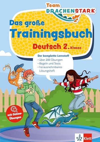 Klett Team Drachenstark Das große Trainingsbuch Deutsch 2. Klasse: Der komplette Lernstoff von Klett Lerntraining